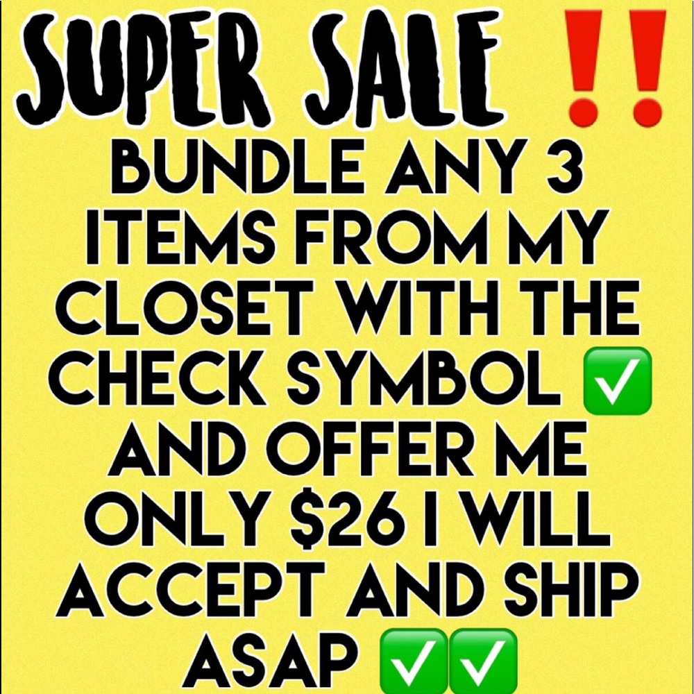 ✅BUNDLE 3 AND SAVE 😊 MIX AND MATCH ANY 3 ✅